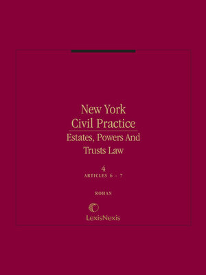 cover image of New York Civil Practice: Estates Powers And Trusts Law